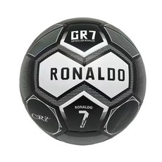 GR7 足球 專業比賽訓練耐磨 CR7 羅納度限量版, 1個, C羅黑白紀念款單球