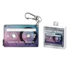선스타 카세트 테이프 키링 줄자 1.5m 휴대용 악세사리, 1개, 트와일라잇 시티