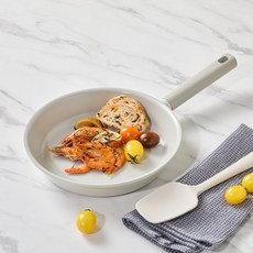 모던하우스 퓨어블랑 항균 티타늄코팅 인덕션겸용 프라이팬 24CM-CK0226014, 1개, 24cm