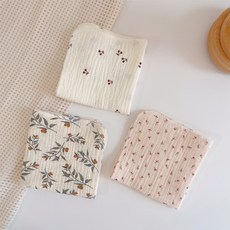 [리브나인] 도톰 이중코튼 크레이프 요루 가제 손수건 10종 (26x26) 2개 (선택가능)