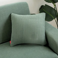 솔리드 컬러 벨벳 쿠션 커버 캔디 던져 베개 케이스 소파 자동차 홈 장식