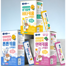 베베쿡 칼슘 아연 비타키움 스틱젤리 3종, 3개, 280g, 혼합