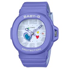 CASIO 卡西歐 BABY-G 女款俏皮愛心繫列樹脂腕錶 BGA-10-6AJF