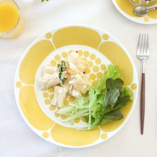 Arabia Sunnuntai 系列餐盤, 黃, 1個