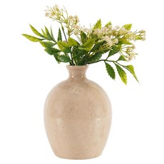 Radicaln 대리석 꽃병 20.3cm(8인치) 화이트 핸드메이드 우아한 꽃병 홈 데코용 신선한 꽃 정원 장식 및 화분 전시용_173627, 베로나_173627