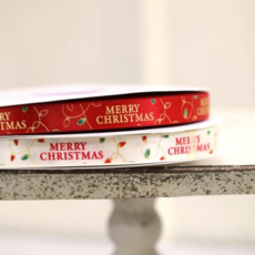 리본빌 씨즌2 크리스마스 리본 1롤, 1개, 7. 레드