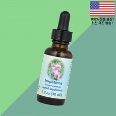 플라워 에센스 서비스 임파티엔스 1온스 30ml Flower Essence Services Impatiens 1 floz, 1