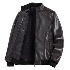 M-8XL大尺碼皮衣外套 大尺碼夾克外套 大尺碼皮夾克 大尺碼男外套 大尺碼刷毛外套 加大尺碼保暖外套 大尺碼男秋冬皮外