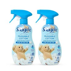 스너글 섬유탈취제 허거블 코튼 470ml 2개 탈취제 냄새제거