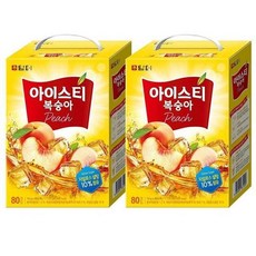 마켓다인A 아이스티복숭아80개X2 아이스티스틱