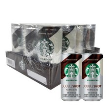 코스트코 스타벅스 더블샷 에스프레소 & 크림 200ml x 12캔 정품상품, 1