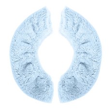 1쌍 아이스 스케이트 블레이드 커버 아이스 스케이트 가드 하키 스케이트 커버 피겨 스케이트 커버 아이스 스케이트 블레이드 프로텍터 커버, Light blue XXL