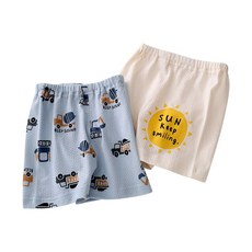 JoyBaby 2件入 兒童短褲 夏季薄款日系 男童短褲 女童短褲 柔軟透氣爬爬褲