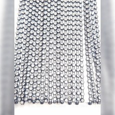 줄캡보석/줄비즈크리스탈블랙 신발악세서리 의류부자재 옷악세서리 10야드 3.8mm