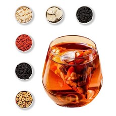 MSFOOT 6-IN-1 인삼 허브 보물 티백 신장 - 고지 베리 마카 대추 오디 & 황징 에너지 및 활력 지원 25 카운트 리셀링 백 설탕 없음 인공 향료 중국 블렌드 티 카페인, MSFOOT 6-IN-1 인삼 허브 보물 티백 신장 차