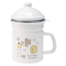 다마하시 스밋코구라시 법랑 오일 포트 일본제, 1개, 12.5cm