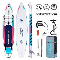 小島生活 SUP 槳板 立槳 充氣滑水板 基礎配色款 - 全新現貨, 3.81 米 征途白, 1個