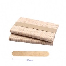 1cmx6.5cm 50개 하드바 우드막대 팝시클 아이스크림스틱 나무공예
