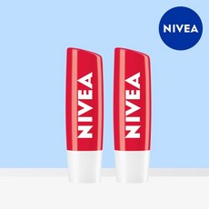 [니베아] 립케어 스트로베리 샤인 4.8g 2개