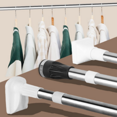 옷봉 강력압축봉 쇠봉 가정용철봉 스텐 옷장 행거 옷걸이봉 미니, 단일상품0