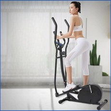 유산소 일립티컬머신 접이식 폴딩 헬스기구 다이어트 운동기계 홈트, 블랙