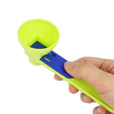 신라Pick 반자동 슬라이드 계량스푼 보충제 분유 파우더 카페파우더스푼