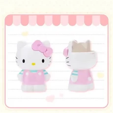 Sanrio Kawaii 마이 멜로디 애니메이션 헬로 키티 펜 홀더 귀여운 만화 편지지 메이크업 브러쉬 주최자 데, 01 1Pcs, 01 Hello Kitty