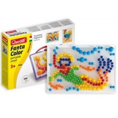 그림판 픽셀아트 모자이크 핀보드 아트블럭 구슬글자 단추블럭 집중력발달 유아퍼즐, 1개