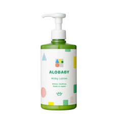 ALOBABY 寶寶牛奶潤膚乳液, 1個, 380ml
