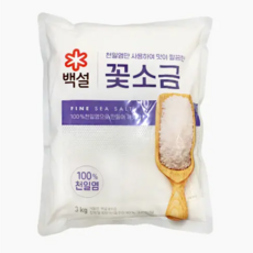 백설 꽃소금, 1개, 3kg