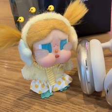 팝마트 크라이베이비 2피스 4피스 봄 컬렉션 인형옷 인형제외, 별 귀마개+목도리+상의+스커트 세트-인형 제외, 1세대와 2세대는 보편적입니다