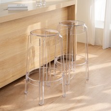 고스트 홈바의자 투명 높은 아일랜드식탁 바 의자 체어