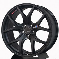 SSR GTV03 旋壓 18吋 5孔114 鋁圈，麗車坊專業推薦，提升操控與外觀質感, 消光黑, 1個