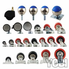 다올 캐스타 2.5형 브레이크 가구용캐스터, J13-캐스타-2.5브레이크흑색pp(도매)