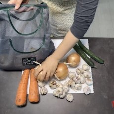 [싸더라] 야채망 양파망 고급형 야채보관망 채소보관 소형/대형 2종류, 1개