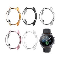 갤럭시워치3 45MM SM-R850 풀커버 TPU젤리케이스, 로즈골드