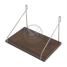 더가 무타공 벽선반 30x19.5cm 월넛