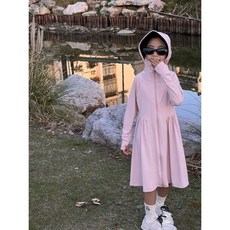 여아용 자외선 차단 냉감 후드 의류 긴 좋은 여름용 얇고 통기성이 원피스, C. 가죽 빨강