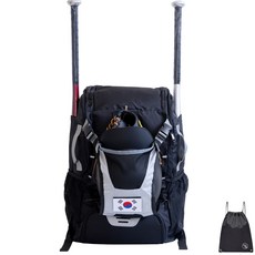 VITALO 코리아 프로플레이 멀티 백팩 야구 축구 농구 KOREA 가방 (PGN짐쌕가방 지급), 1개, 블랙