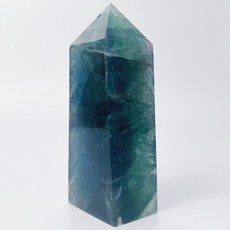 天然螢石柱 療癒擺件, 1個