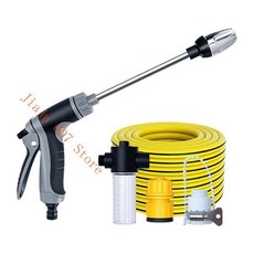 확장 가능한 매직 호스 파이프 고압 세차 조정 스프레이 유연한 홈 가든 급수 청소 물총, 05 10M
