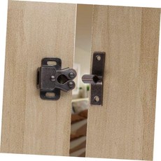 도어스토퍼 잠금 락 댐퍼 버퍼 자석 도어 캐비닛 옷장 고정, 실버SE01164