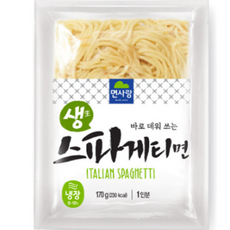 면사랑 생 스파게티면, 5개, 170g
