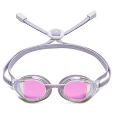 후그 성인용 달리 미러 접착식 패킹 수경 DALI_WHLL, 화이트라이트라벤더 + 화이트클리어, 1개