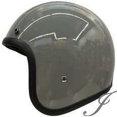 GP5 305 素 水泥灰 加大復古安全帽 騎士帽 可拆式內襯, 尺寸：60 ~ 63 cm