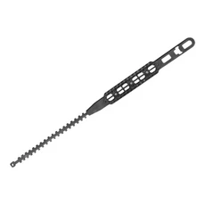 자동차 도구 확장형 스노우 체인 플라스틱 두꺼운 미끄럼 방지 재사용 가능한 휠 타이어 겨울용, 02 Black