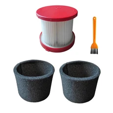 49-90-1900 HEPA 필터 폼 슬리브 밀워키 무선 M18 진공 교체 0780-20 액세서리 부품, 01 China Mainland, 02 3PCS