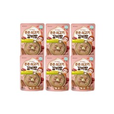 아이배냇 든든 쇠고기 갈비탕, 6개, 150g