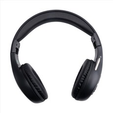 개인 FM 라디오 헤드폰 귀 머프 잔디 깎기 조깅 걷기 매일 작품을위한 라디오 내장 무선 헤드셋, 검은색