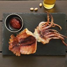 자연산 반건조 오징어 국내산 구룡포 피데기 반건오징어 5미, 1세트, 350g